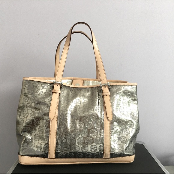 Michael kors tote bags silver and sand - Picture 8 of 12
